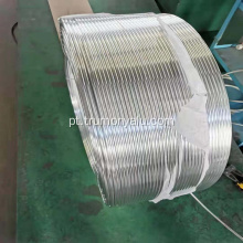 Tubo espiralado de alumínio para troca de calor
